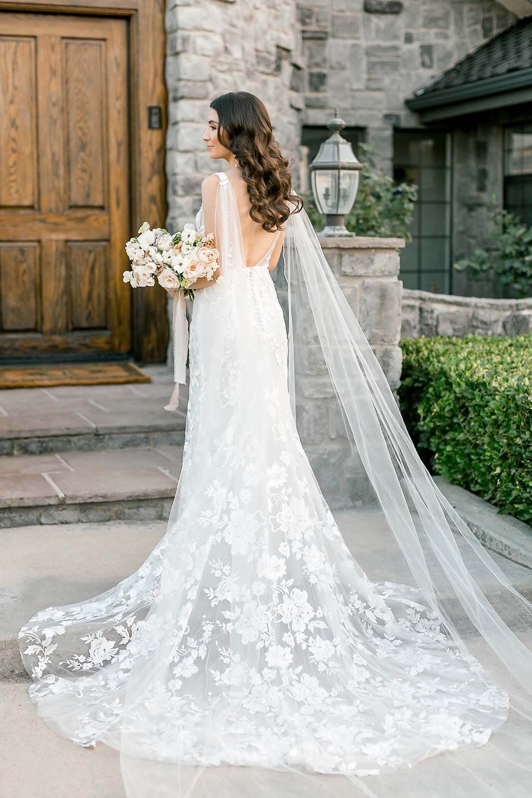 Carmel wedding hairstyle sample